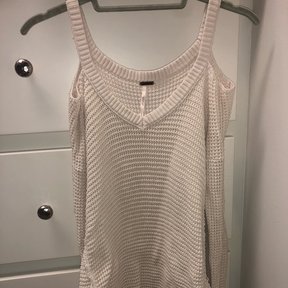 Free People Cream Sweater